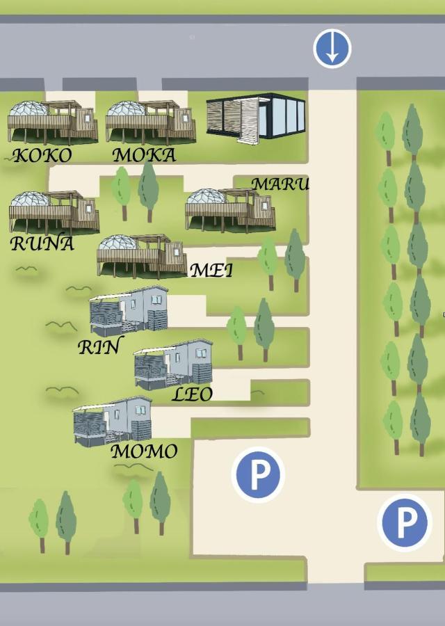 富士河口湖 Necoana Glamping酒店 外观 照片