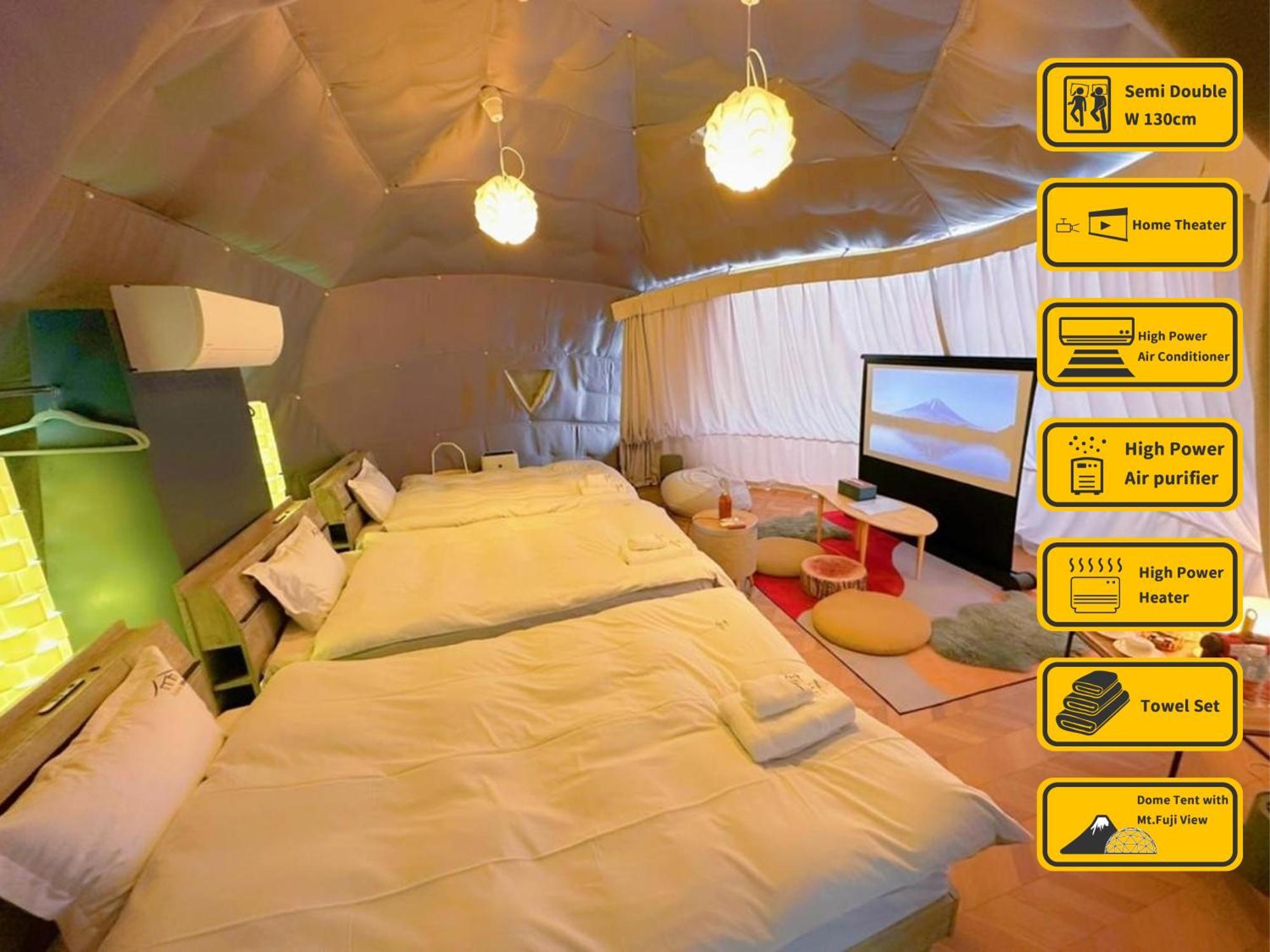 富士河口湖 Necoana Glamping酒店 外观 照片